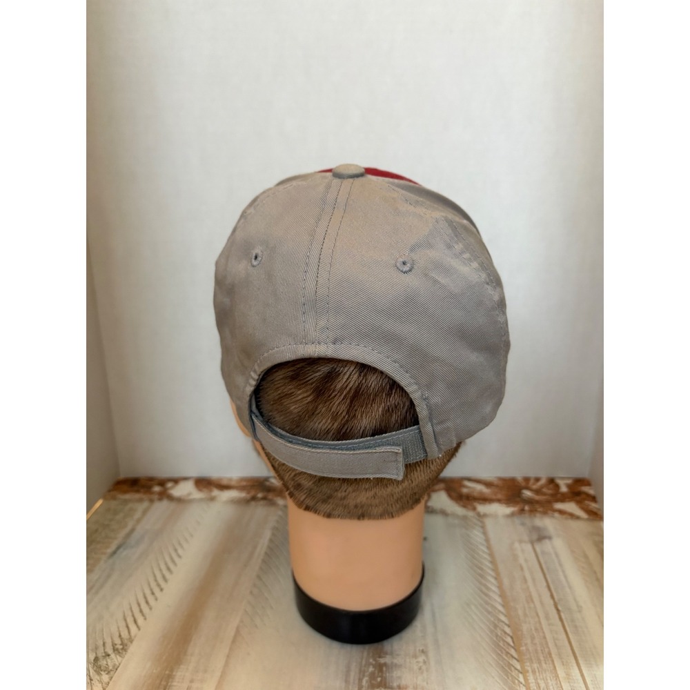 Alabama Crimson Tide Hat Mens Red Tan Adjustable Strapback Baseball Cap Bama A - Picture 4 of 5